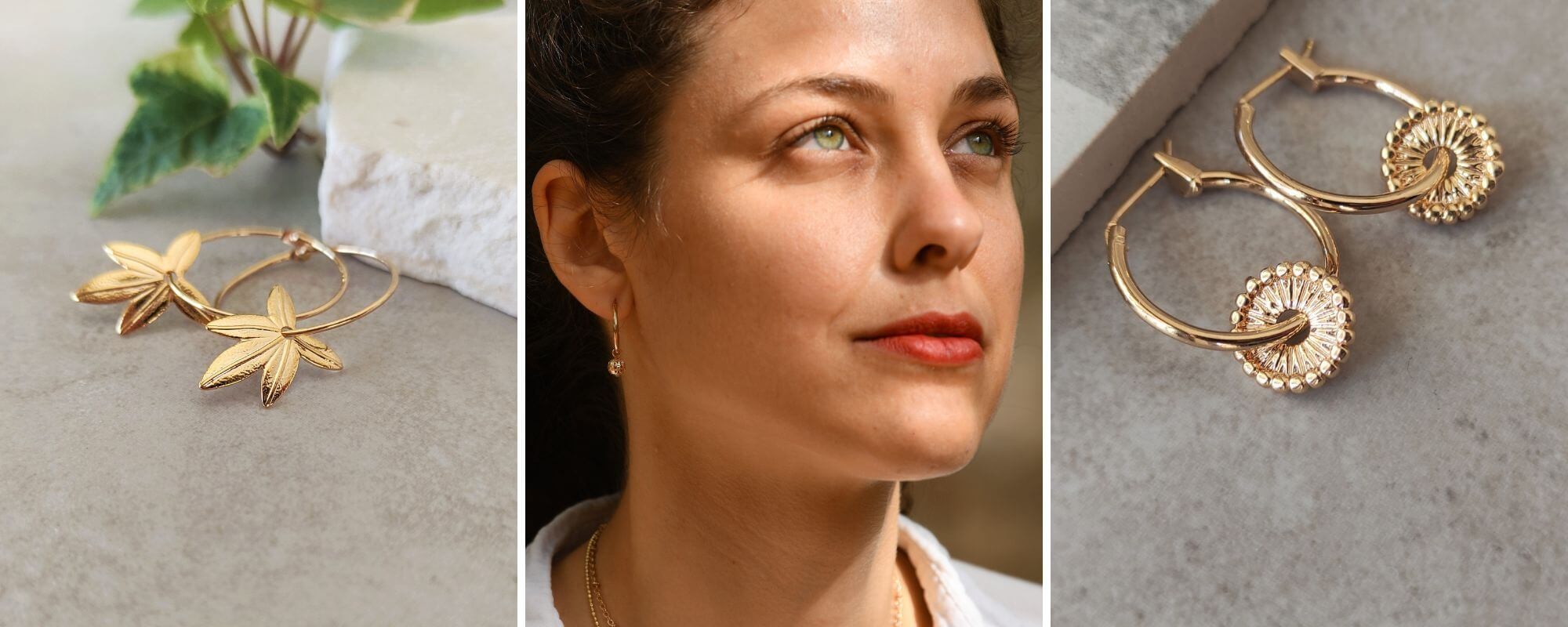 hoop earrings - shoham bohemian jewelry